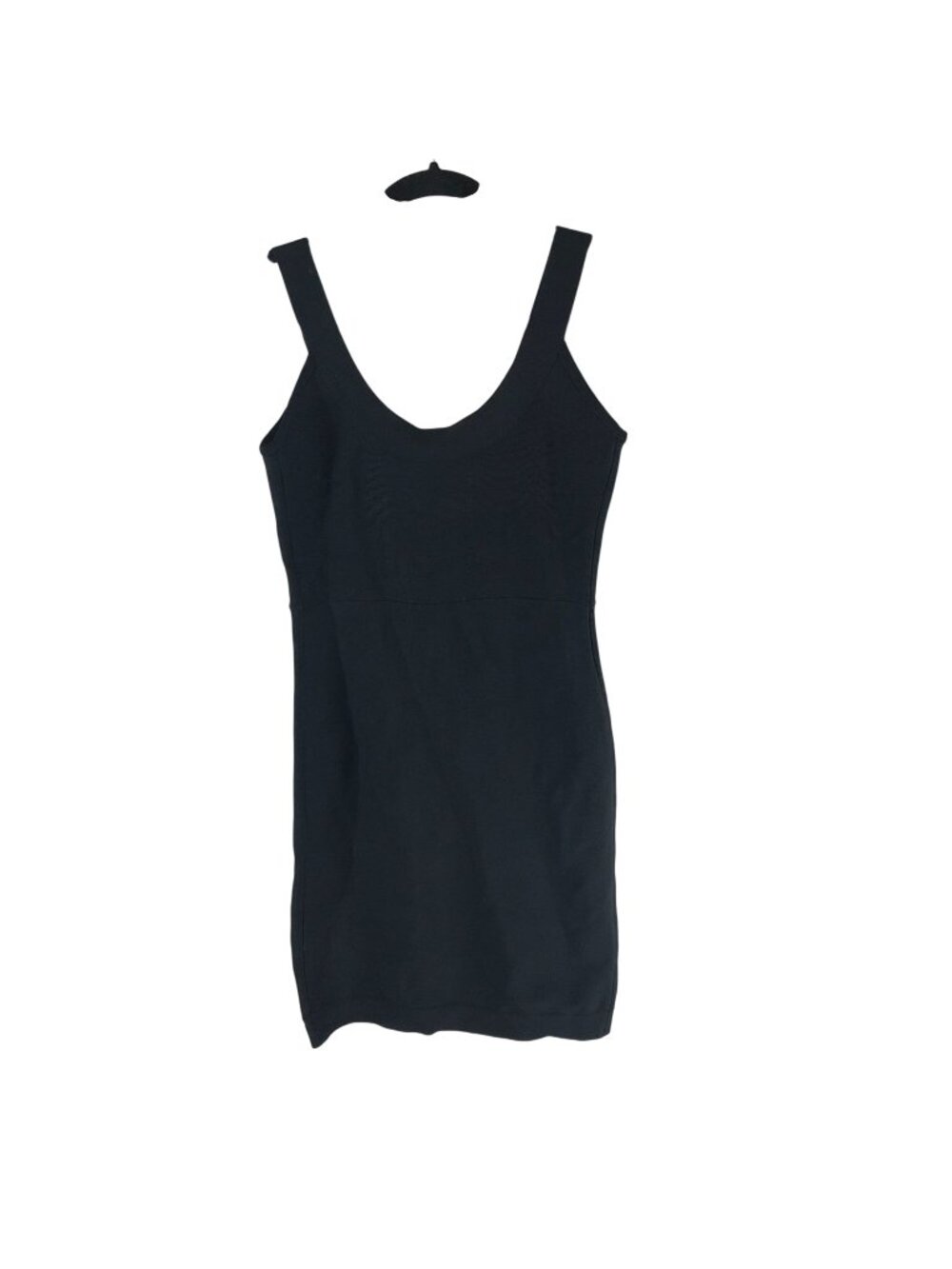 BCBGMAXAZRIA Black Sleeveless Bodycon Dress With Back Zipper Size S